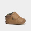 Bottillons &agrave; scratchs semelle souple camel b&eacute;b&eacute; gar&ccedil;on
