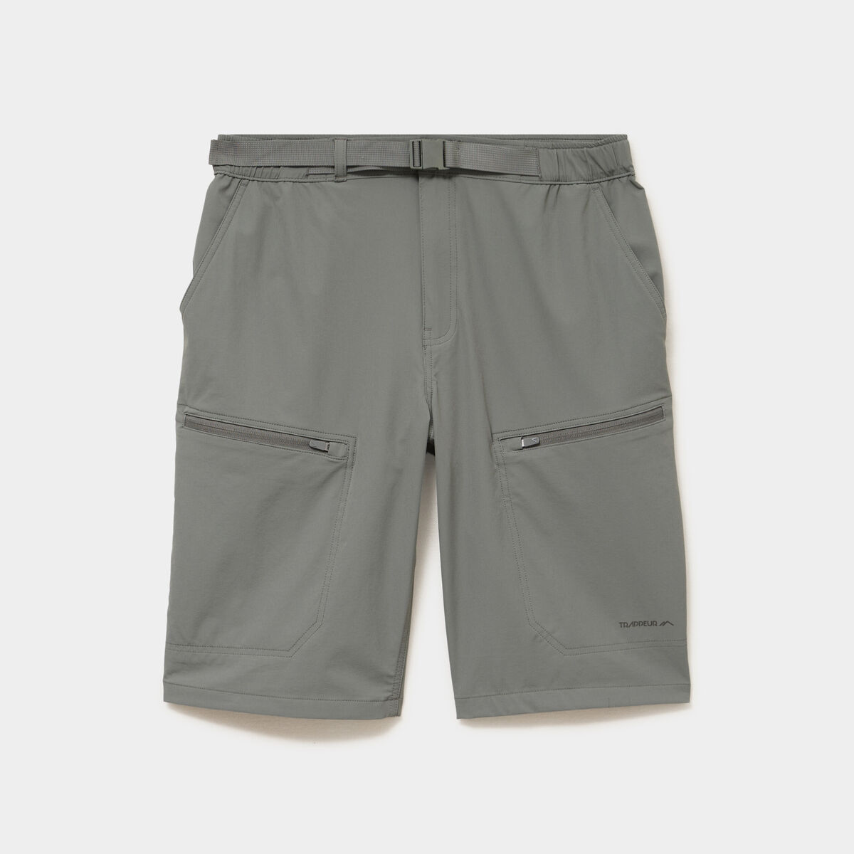 Short de randonn&eacute;e respirant gris homme