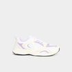Baskets running &agrave; lacets blanc fille