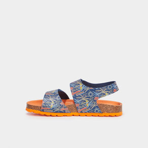 Semelles à scratchs Kickers Summerkro bleu marine garçon