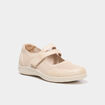 Ballerines brides &eacute;lastiqu&eacute;es sable femme