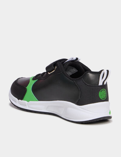 Baskets running lumineuses Hulk vert gar&ccedil;on
