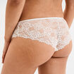 Shorty en dentelle blanc femme