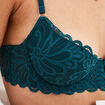 Soutien-gorge forme corbeille vert canard femme