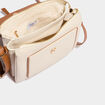 Sac en bandoulière ivoire femme