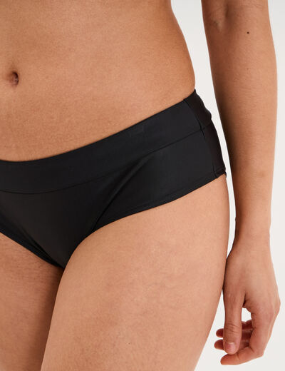Bas de maillot de bain shorty noir femme