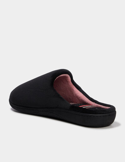 Chaussons mules Isotoner ecru femme