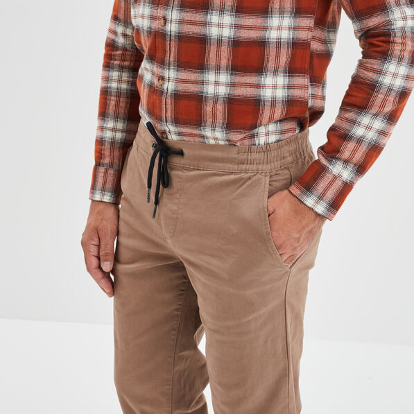 Pantalon jogpant marron homme