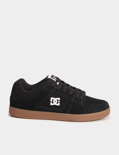 Baskets en cuir antid&eacute;rapantes camel homme