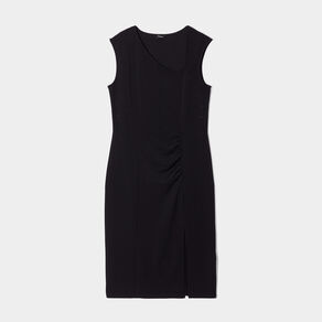 robe moulante encolure asymetrique noir femme Robe moulante encolure asymétrique noir femme