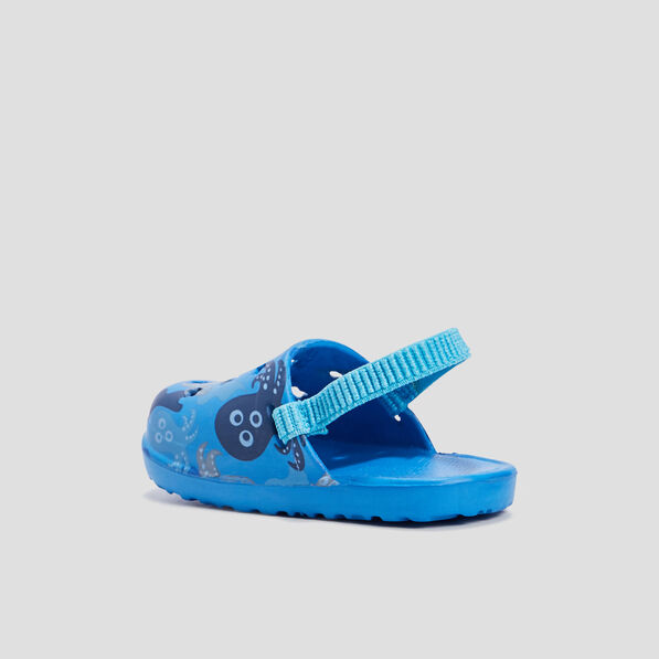 Sabots de plage bleu bébé garçon