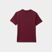T-shirt manches courtes coton logo Puma bordeaux gar&ccedil;on