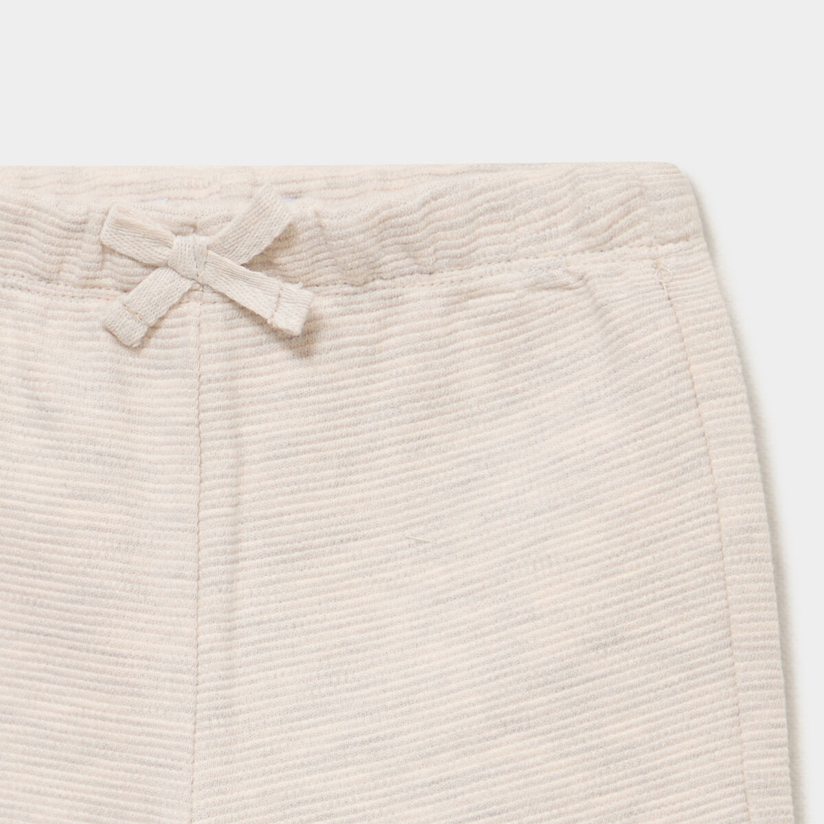 Short molletonn&eacute; coton beige b&eacute;b&eacute; gar&ccedil;on