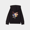 Sweat zippé à capuche One Piece Luffy noir garçon