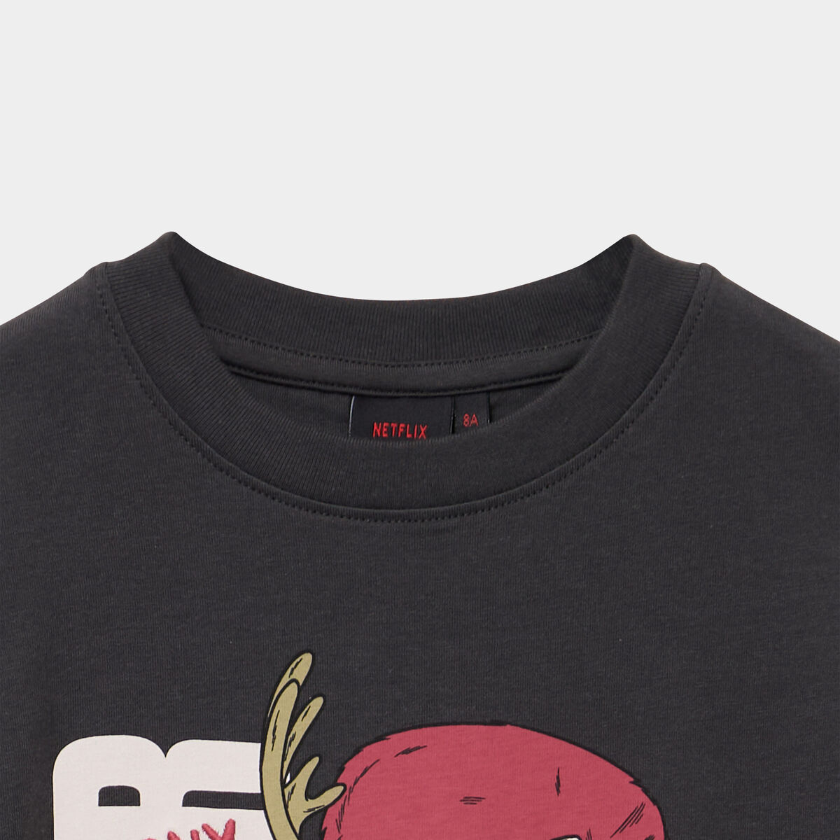 T-shirt coton One Piece Chopper noir gar&ccedil;on