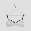 Soutien-gorge bandeau gris femme