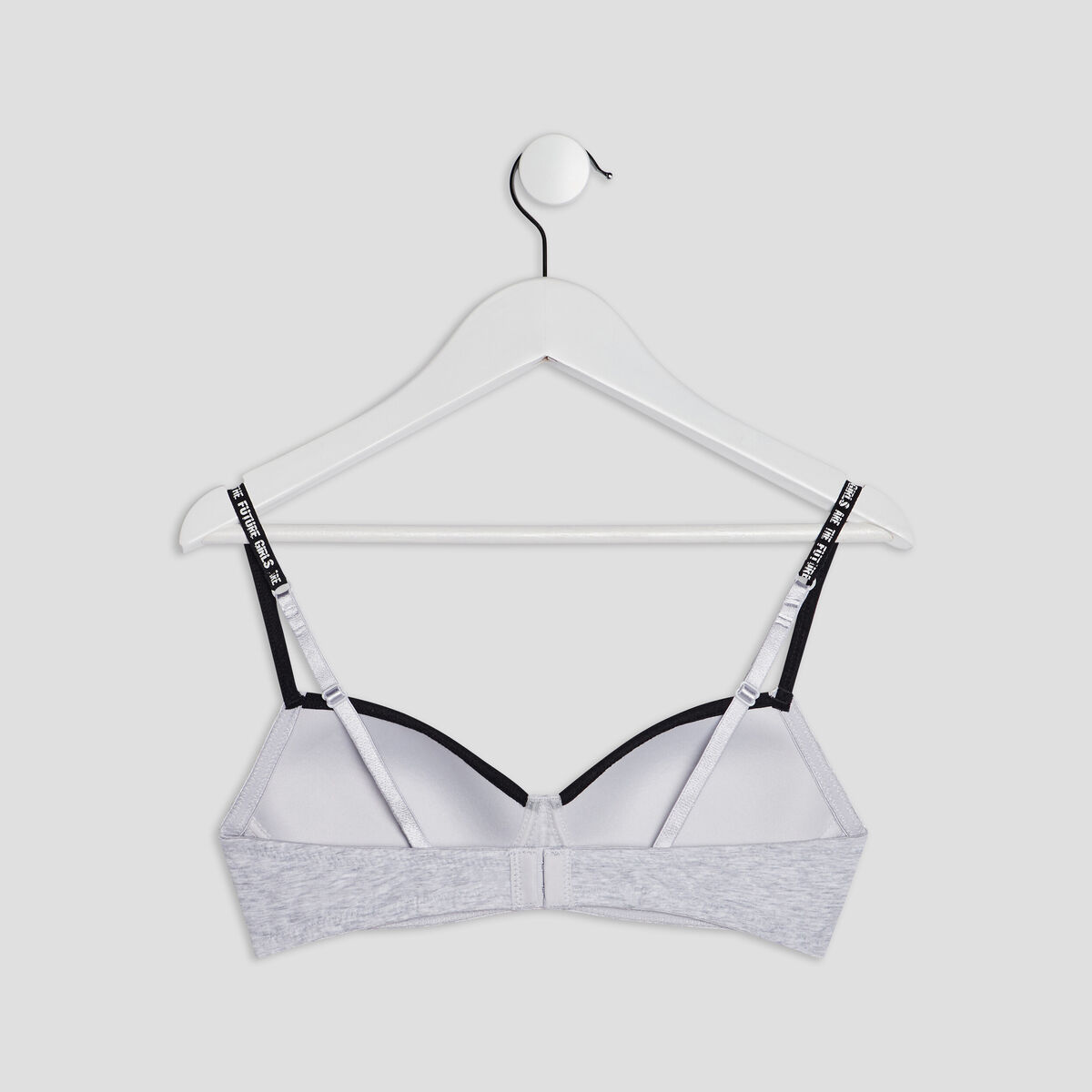 Soutien-gorge bandeau gris femme