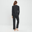 Ensemble pyjama 2 pièces noir femme