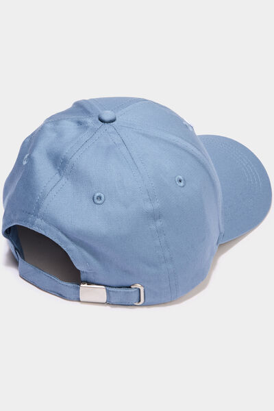 Casquette ajustable coton bleu gris homme