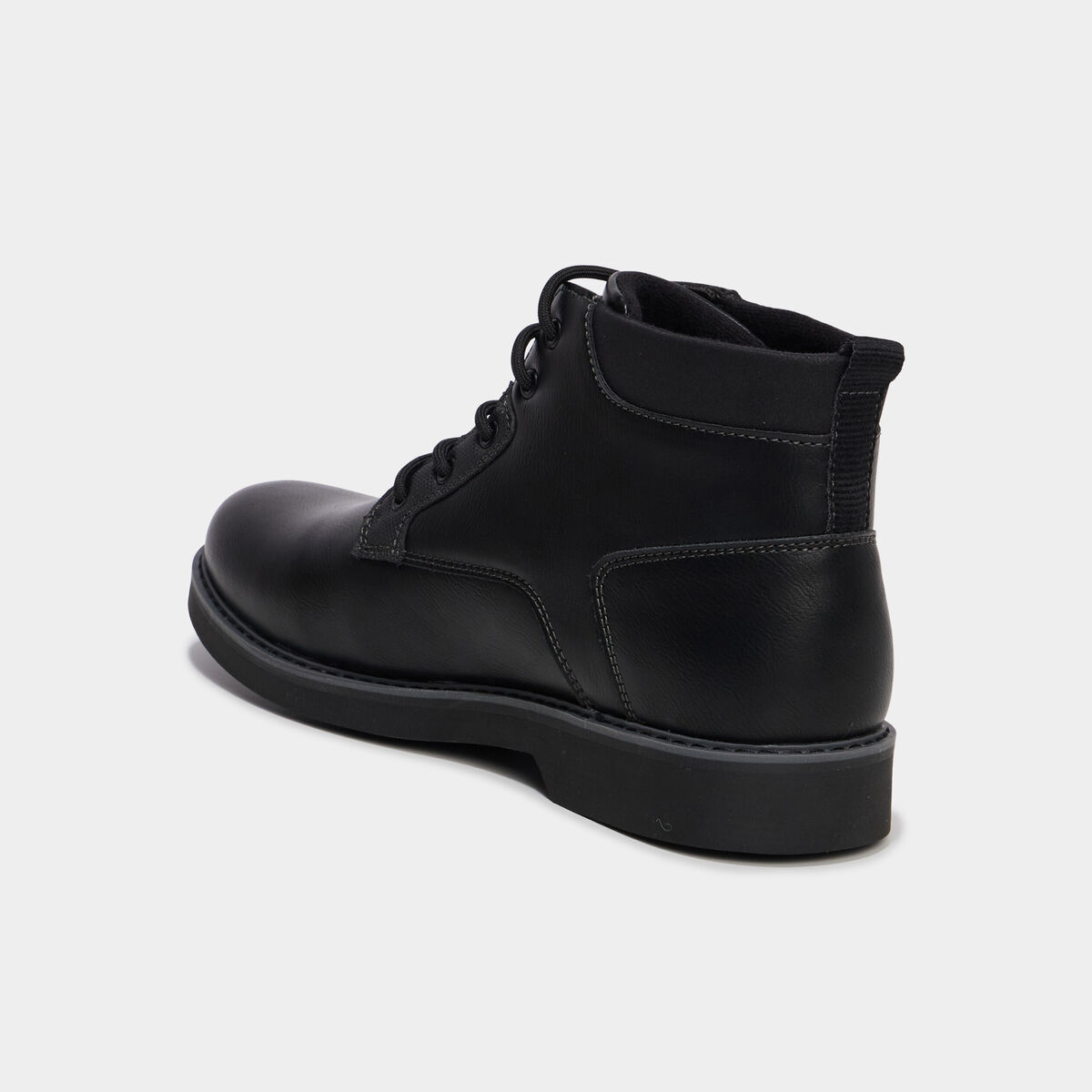 Bottines &agrave; lacets noir homme
