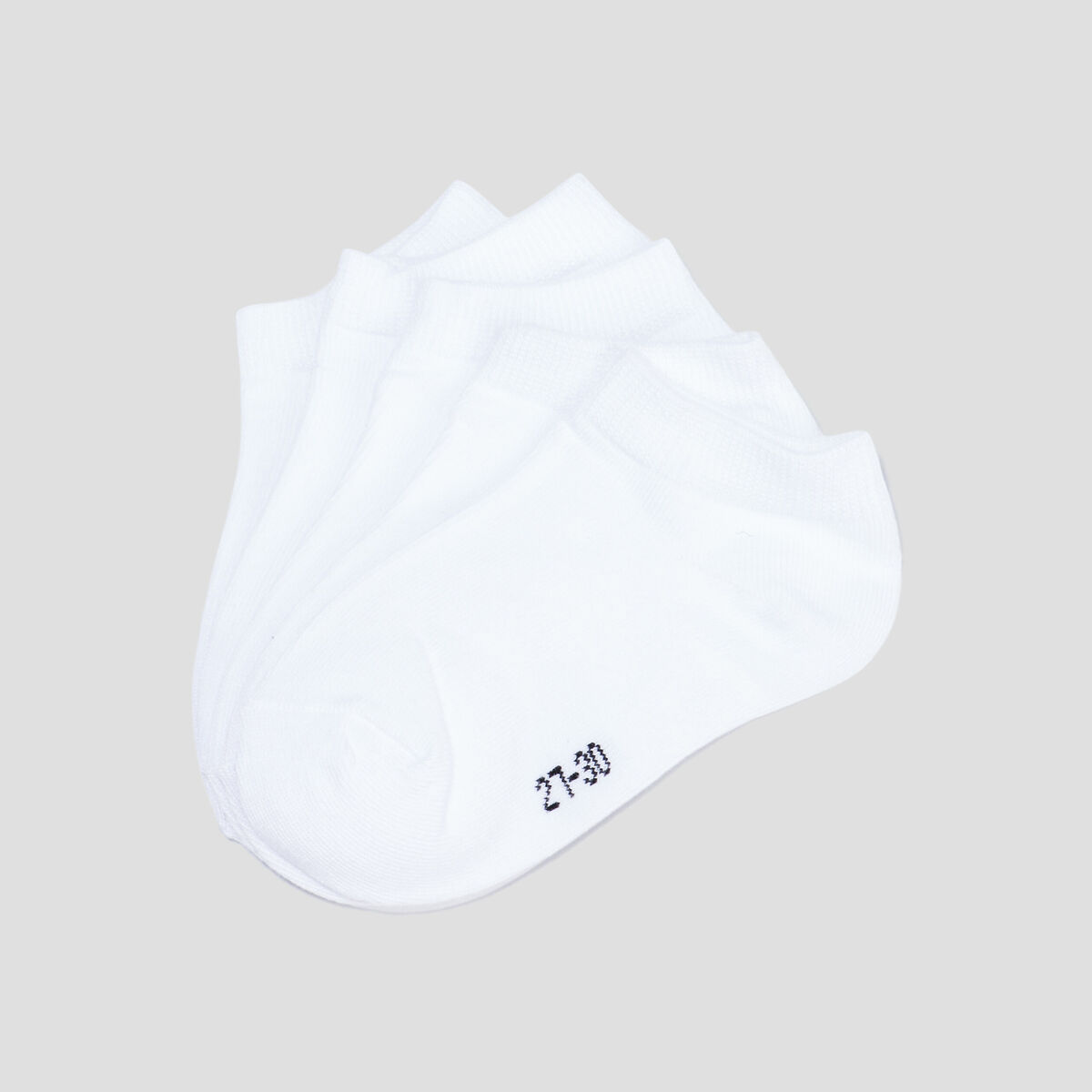 Lot 5 paires socquettes blanc fille