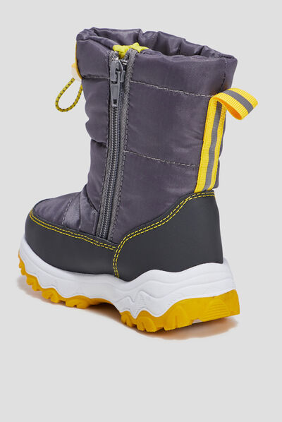 Bottes de neige gris fille