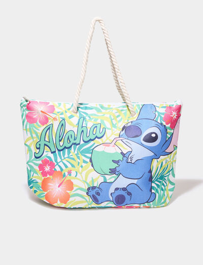 Sac cabas Stitch multicolore femme