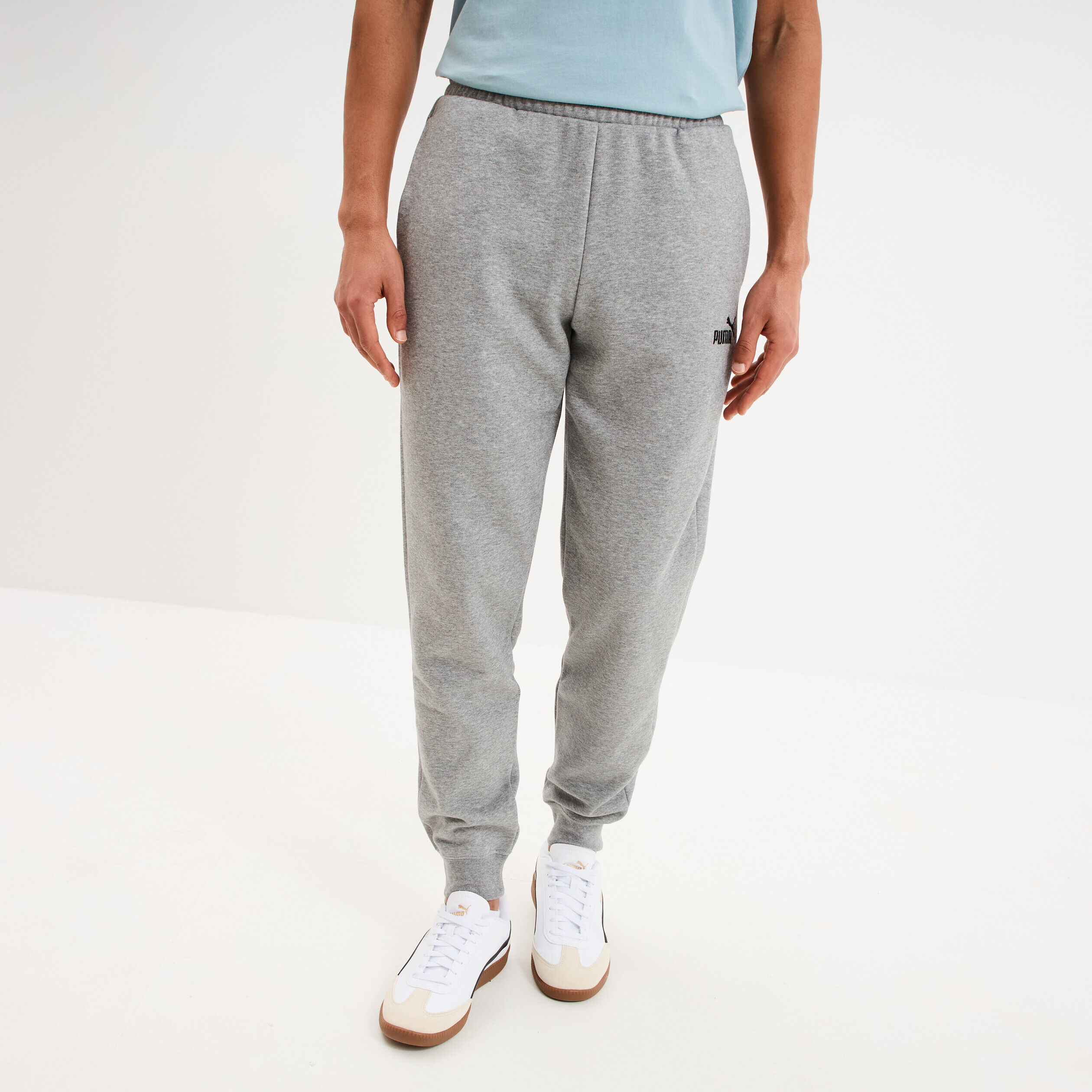 Pantalon de jogging droit Puma gris homme