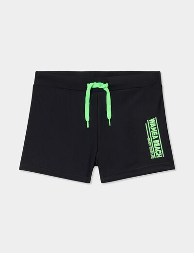 Boxer de bain noir garçon