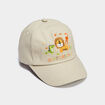 Casquette brod&eacute;e coton sable b&eacute;b&eacute; gar&ccedil;on