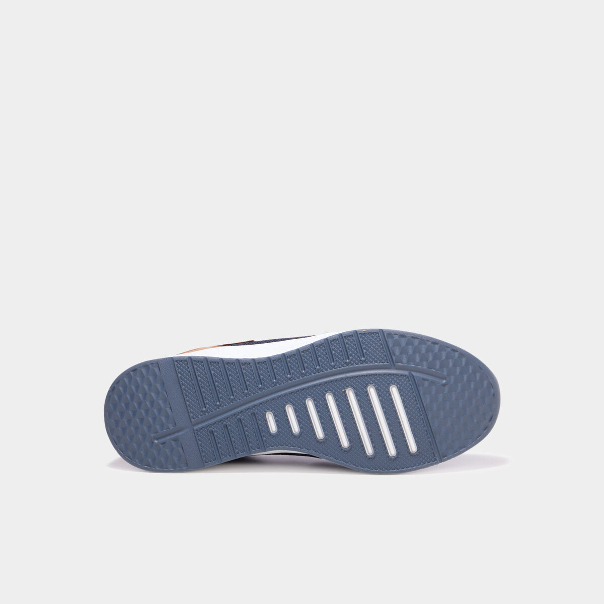 Baskets semelles &eacute;paisses bleu marine homme