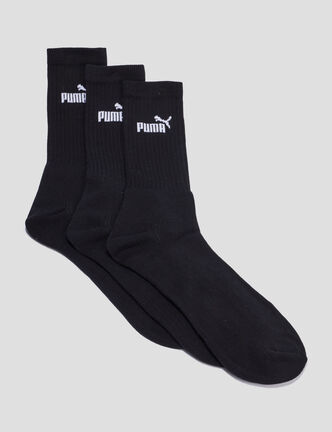 Lot 3 paires chaussettes Puma noir homme