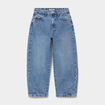 Jean barrel 5 poches coton denim double stone fille