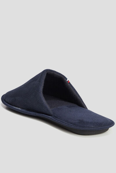 Chaussons mules Creeks bleu marine homme