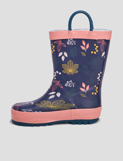Bottes de pluie bleu marine fille