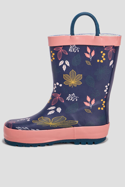 Bottes de pluie bleu marine fille