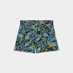 Short fluide ceinturé noir femme grande taille