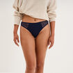String coton majoritaire bleu marine femme