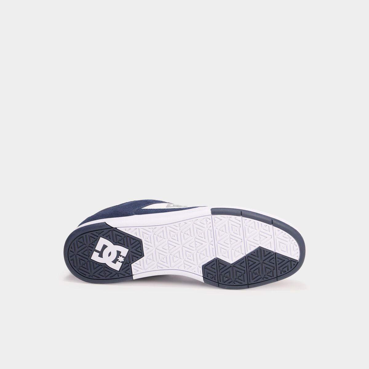 Baskets en cuir su&eacute;dine antid&eacute;rapantes bleu marine homme
