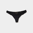 Culotte tanga &agrave; dentelle noir femme