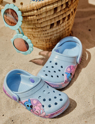 Sabots de plage paillettes Stitch multicolore fille