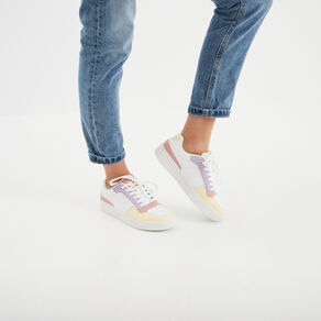tennis basses a lacets creeks jaune fille Tennis basses à lacets Creeks jaune fille