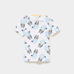 Polo manches courtes coton Bluey blanc gar&ccedil;on