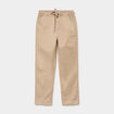 Pantalon chino droit taille ajustable beige gar&ccedil;on