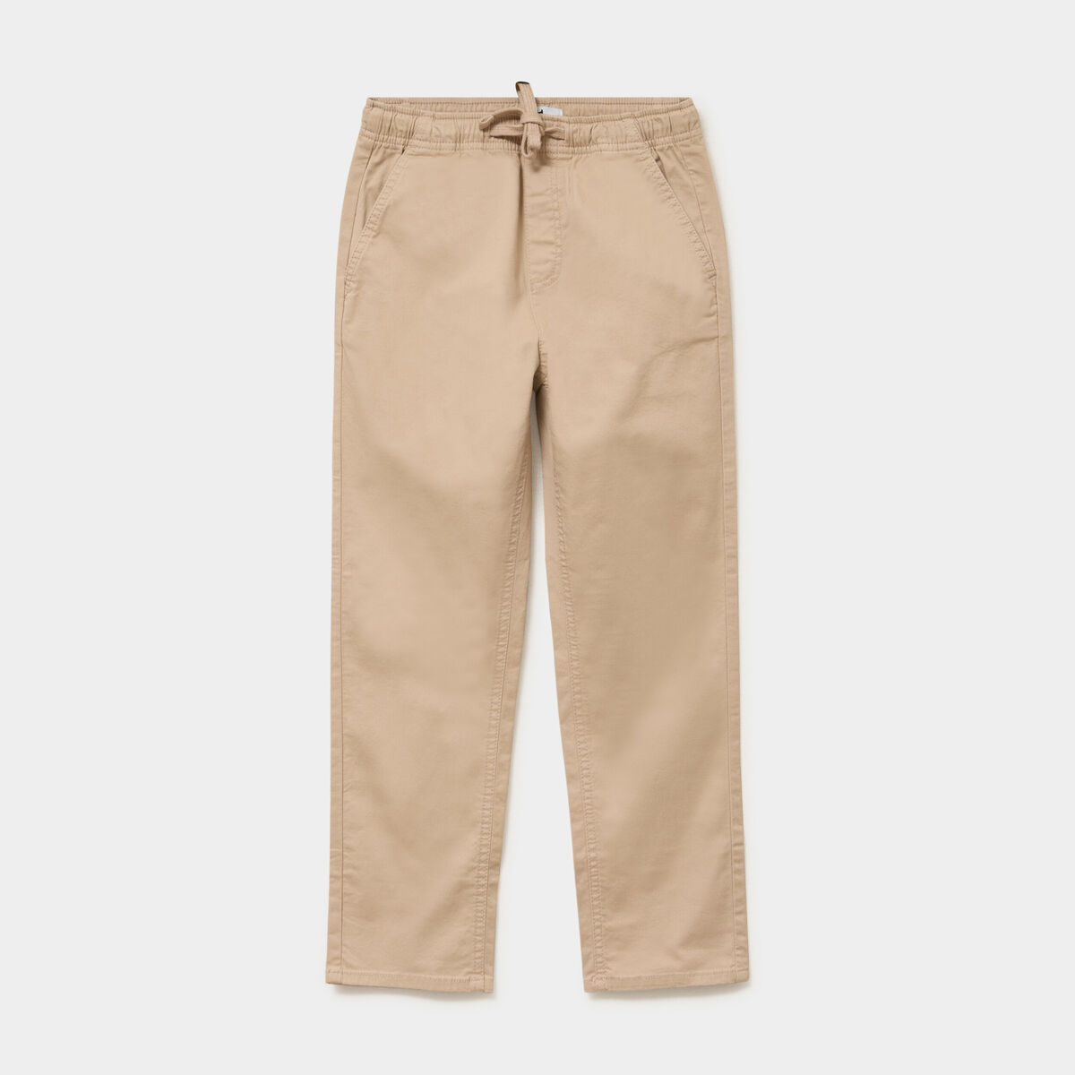 Pantalon chino droit taille ajustable beige gar&ccedil;on