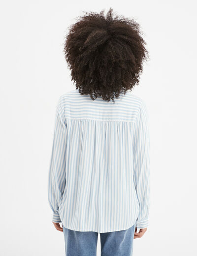 Blouse à manches longues Creeks blanc femme