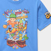 T-shirt col rond coton Stumble Guys bleu gar&ccedil;on