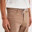Bermuda en jean straight 5 poches marron homme