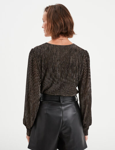 Body col cache-coeur Mosquitos terracotta femme