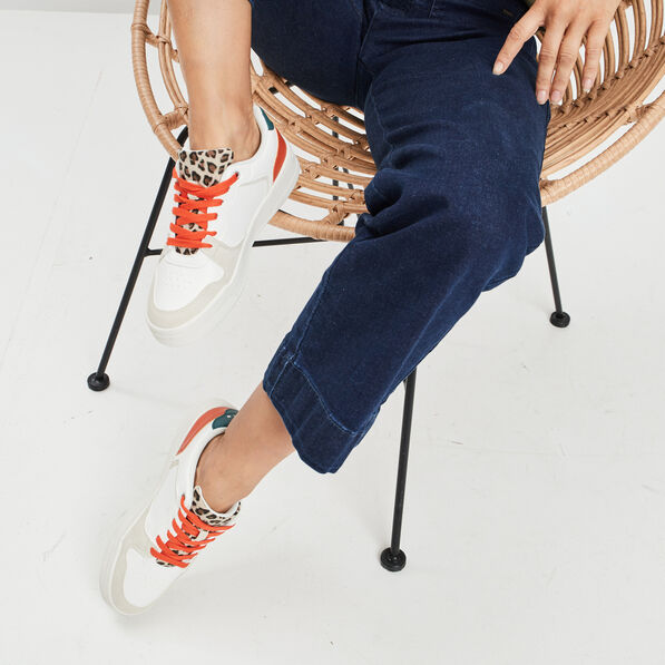 Tennis à lacets Creeks multicolore femme
